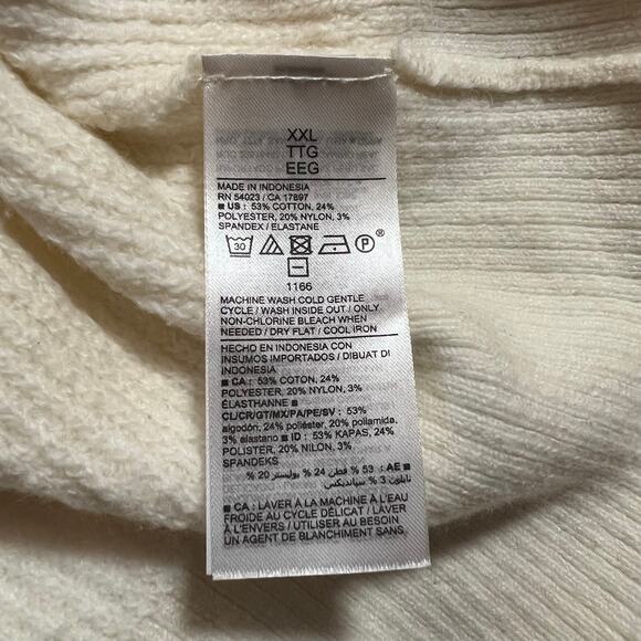 Old Navy SoSoft Loose V-Neck Sweater Size XXL Ribbed Knit Casual Layers Cozy - Picture 6 of 8